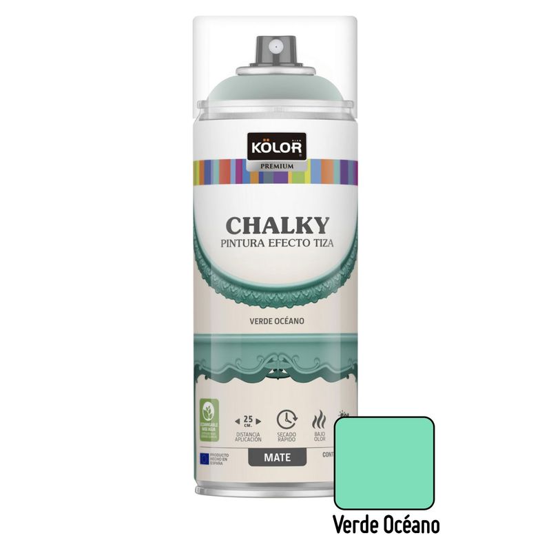 KOLOR - Kolor Chalky Spray Verde Océano 400Ml