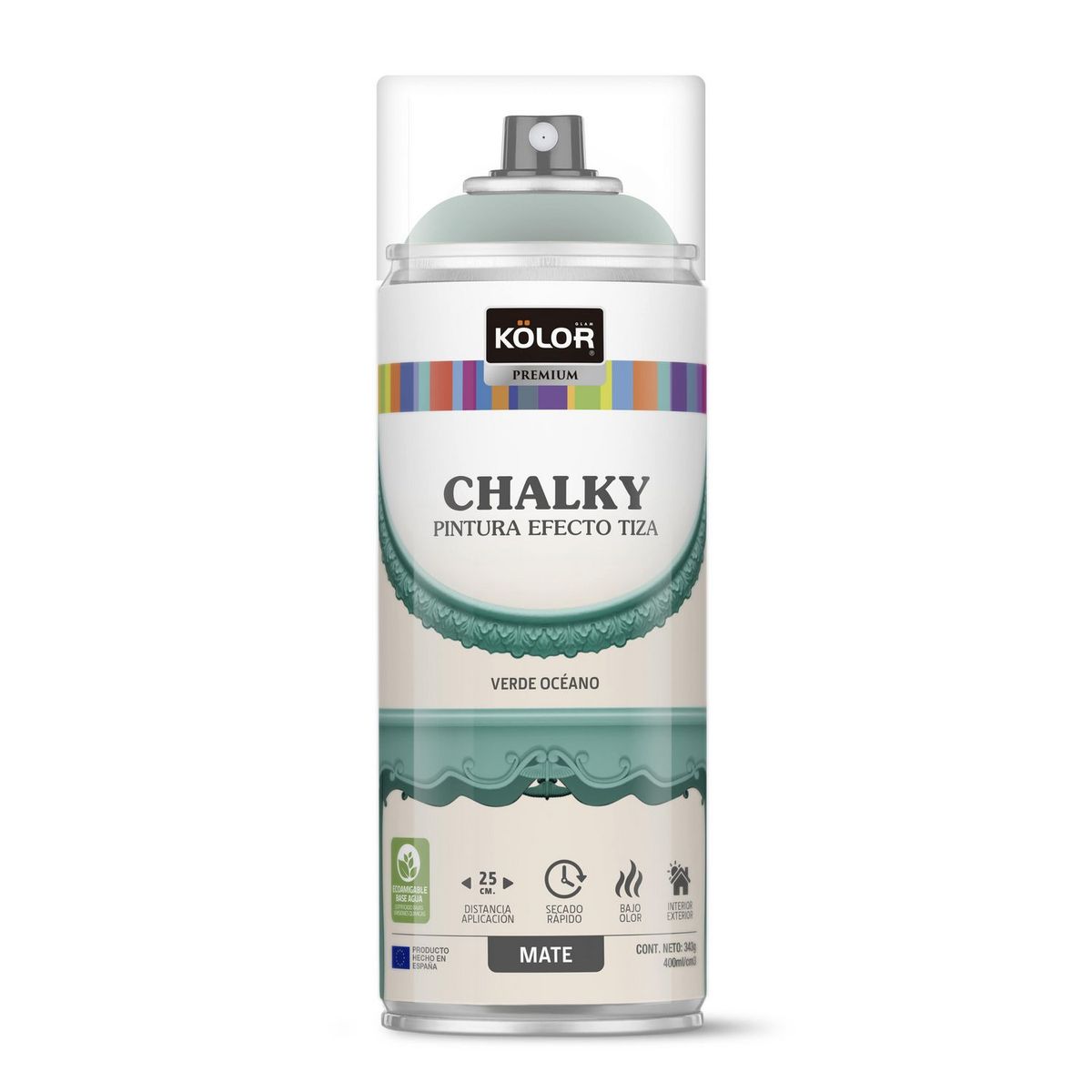 KOLOR - Kolor Chalky Spray Verde Océano 400ml