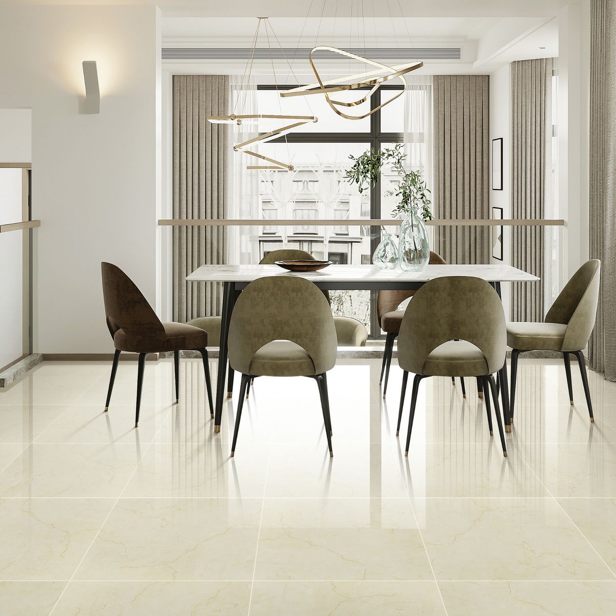 HOLZTEK -  x Marmoladas Pulido Veta Beige Beige 1.44 m2 
