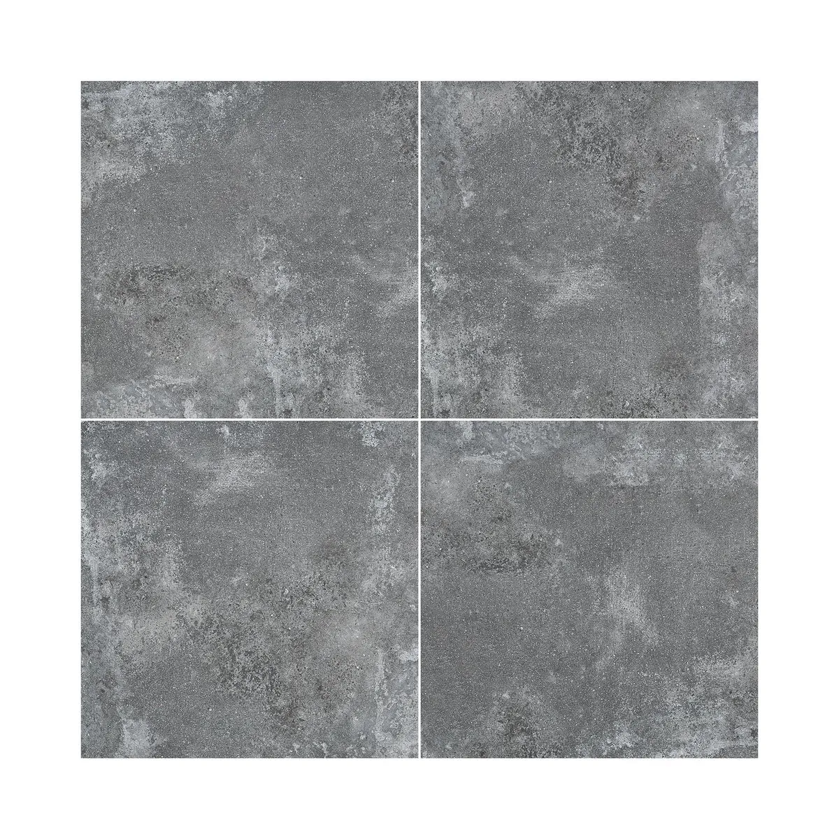 HOLZTEK - Gres Porcelánico Rústico Gris Oscuro 60x60 1.44 m2 