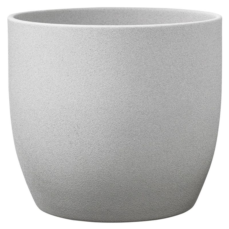 SK - Maceta Bassel Stone Gris 24cm