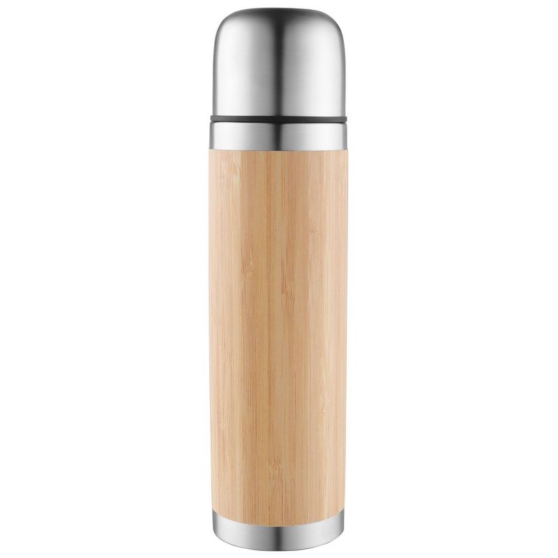 JUST HOME COLLECTION - Termo Líquido Acero Bambú 450ML