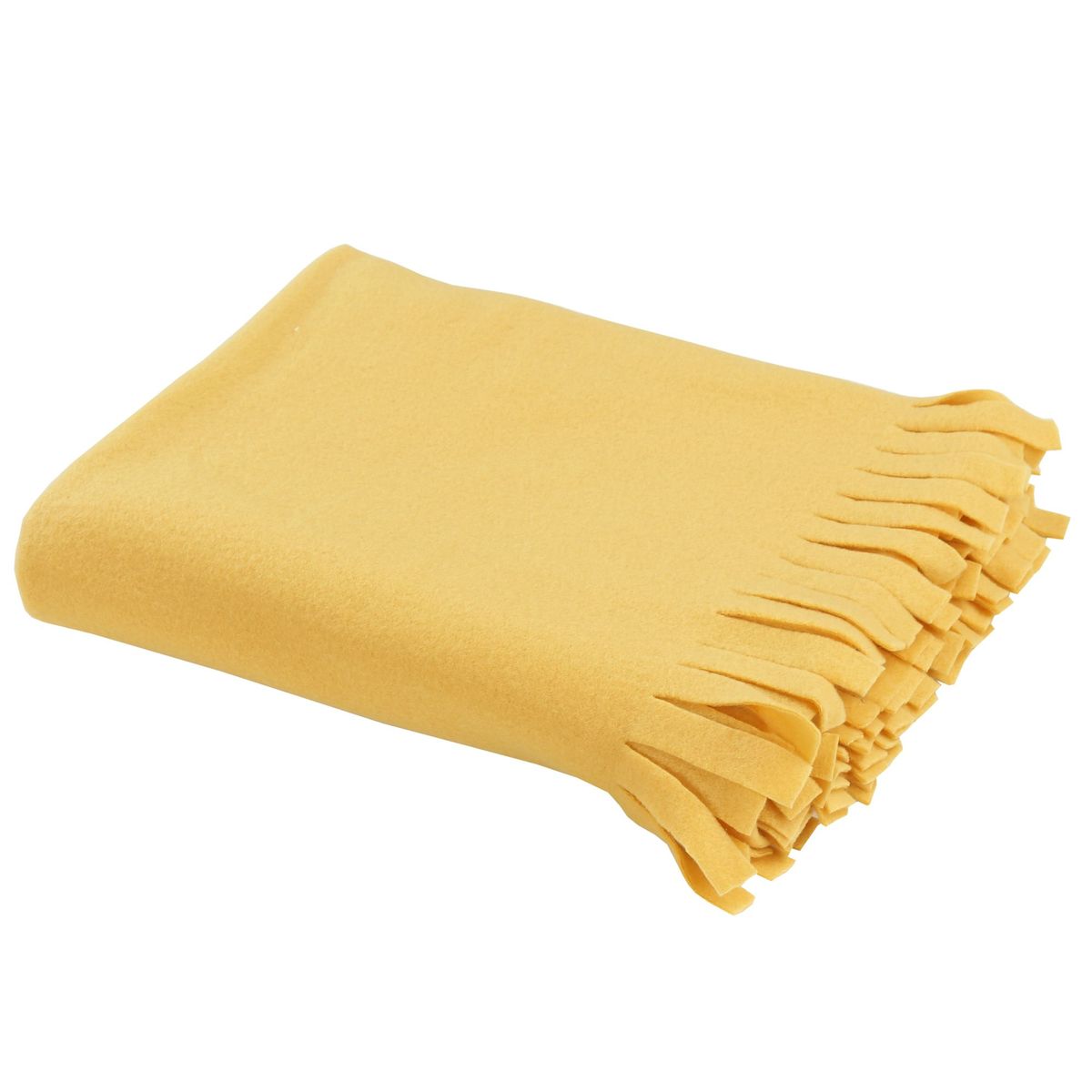 HOMY - Manta Polar 120x150 Mostaza