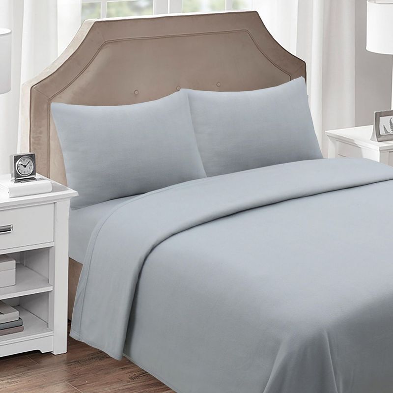 HOMY - Sábana 1.5 Plazas Polar Gris