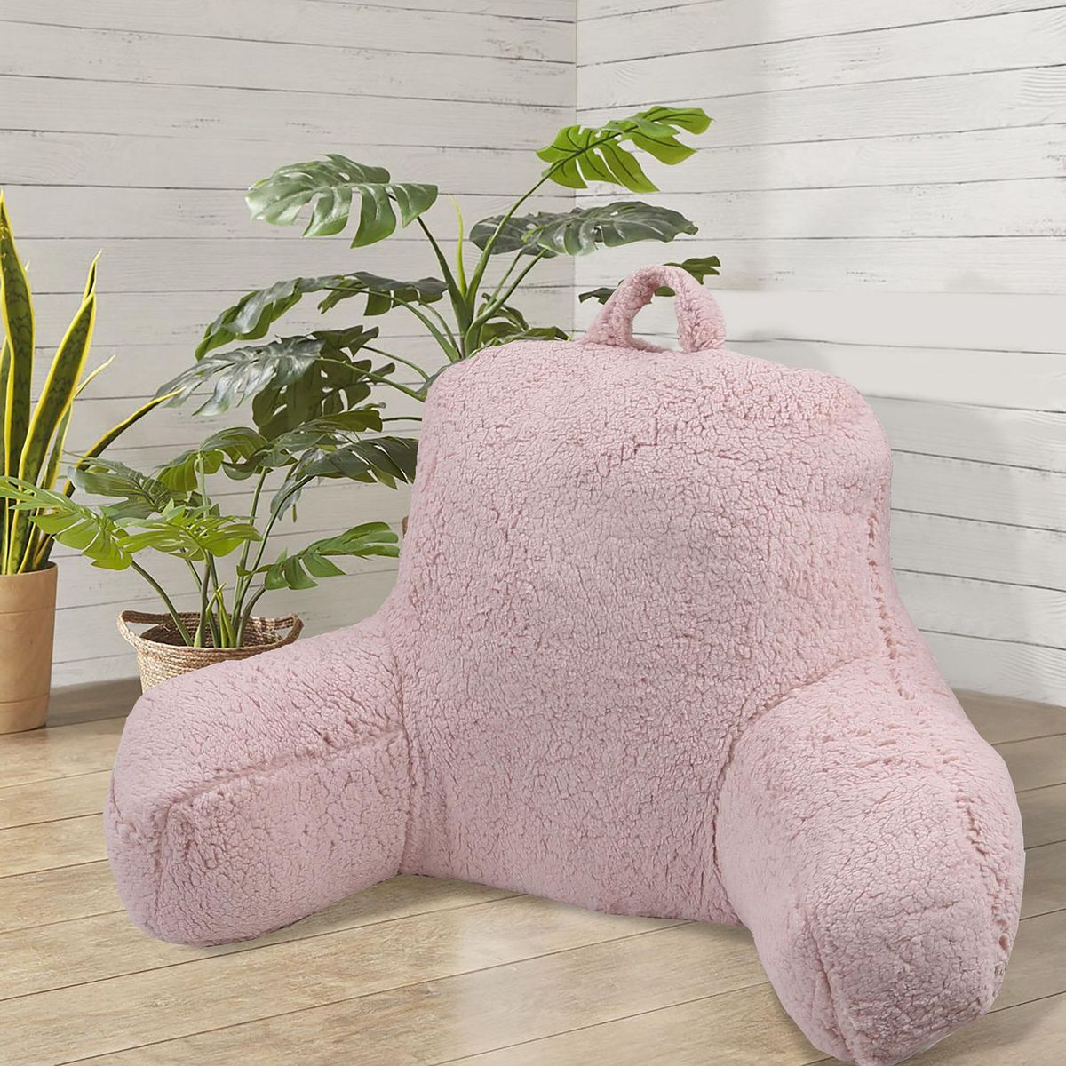 HOMY - Cojín Lumbar 76x76cm Rosado