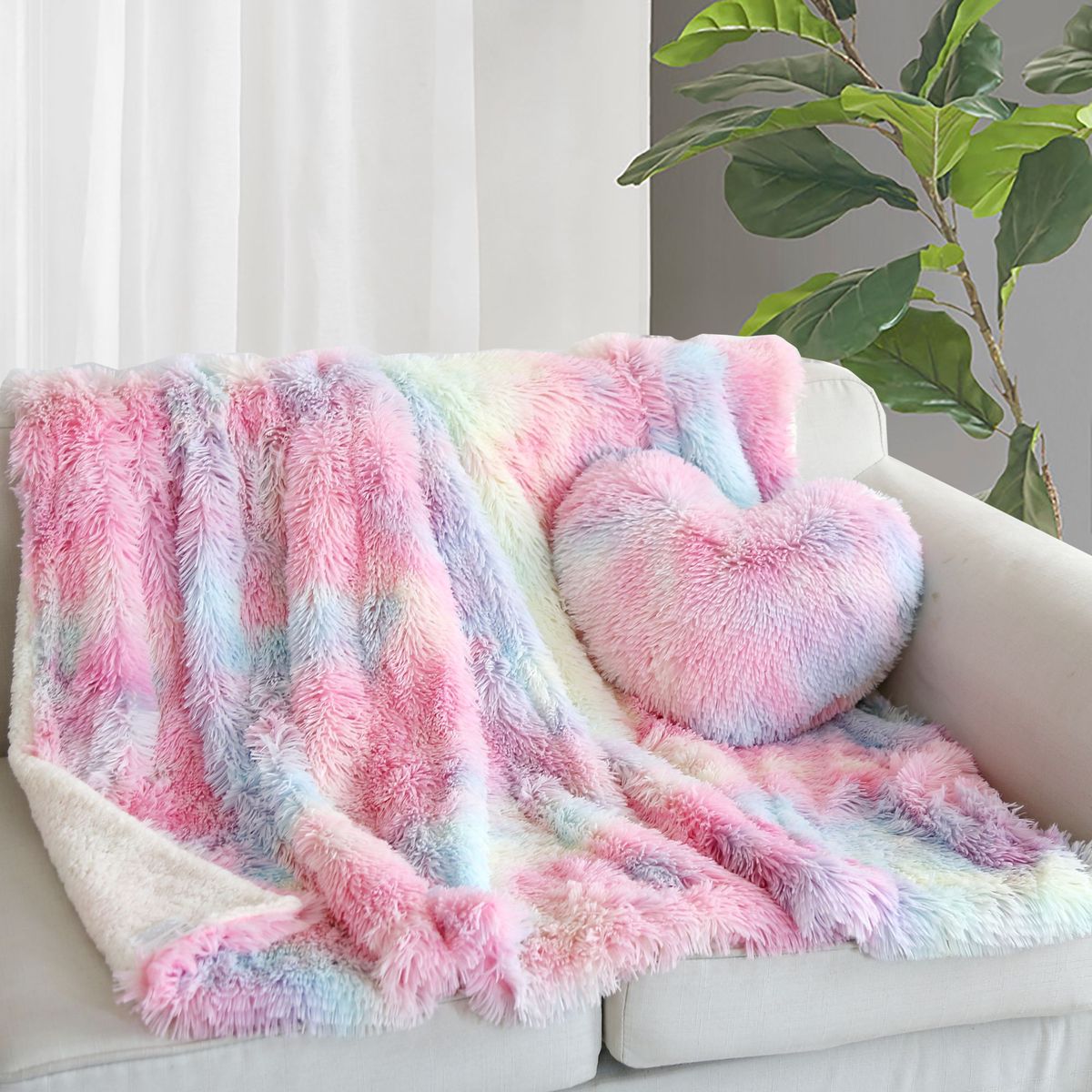 HOMY - MANTA TIE DYE 125X150CM