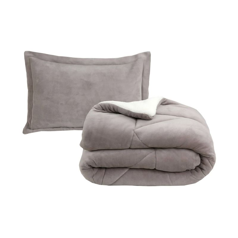 HOMY - Plumon Coral 2 Plazas Taupe