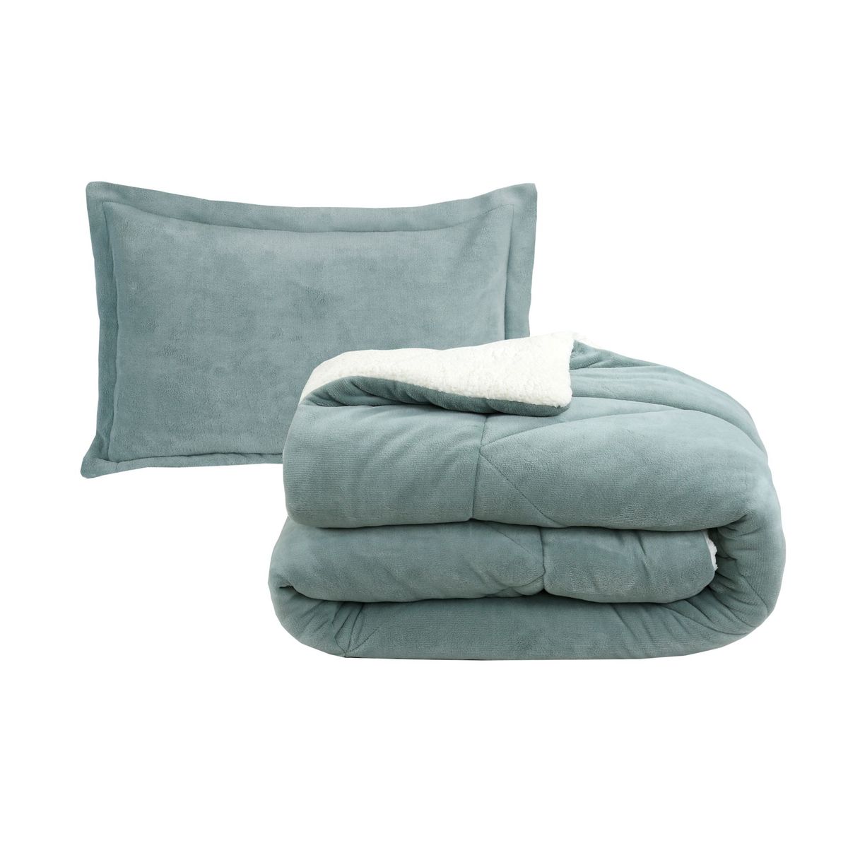 HOMY - Plumon Coral 2 Plazas Verde