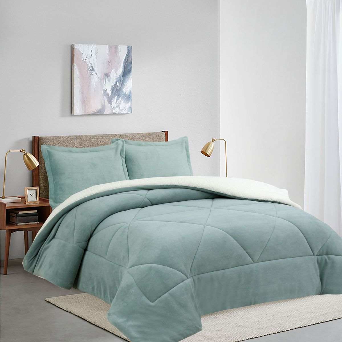 HOMY - Plumon Coral 2 Plazas Verde