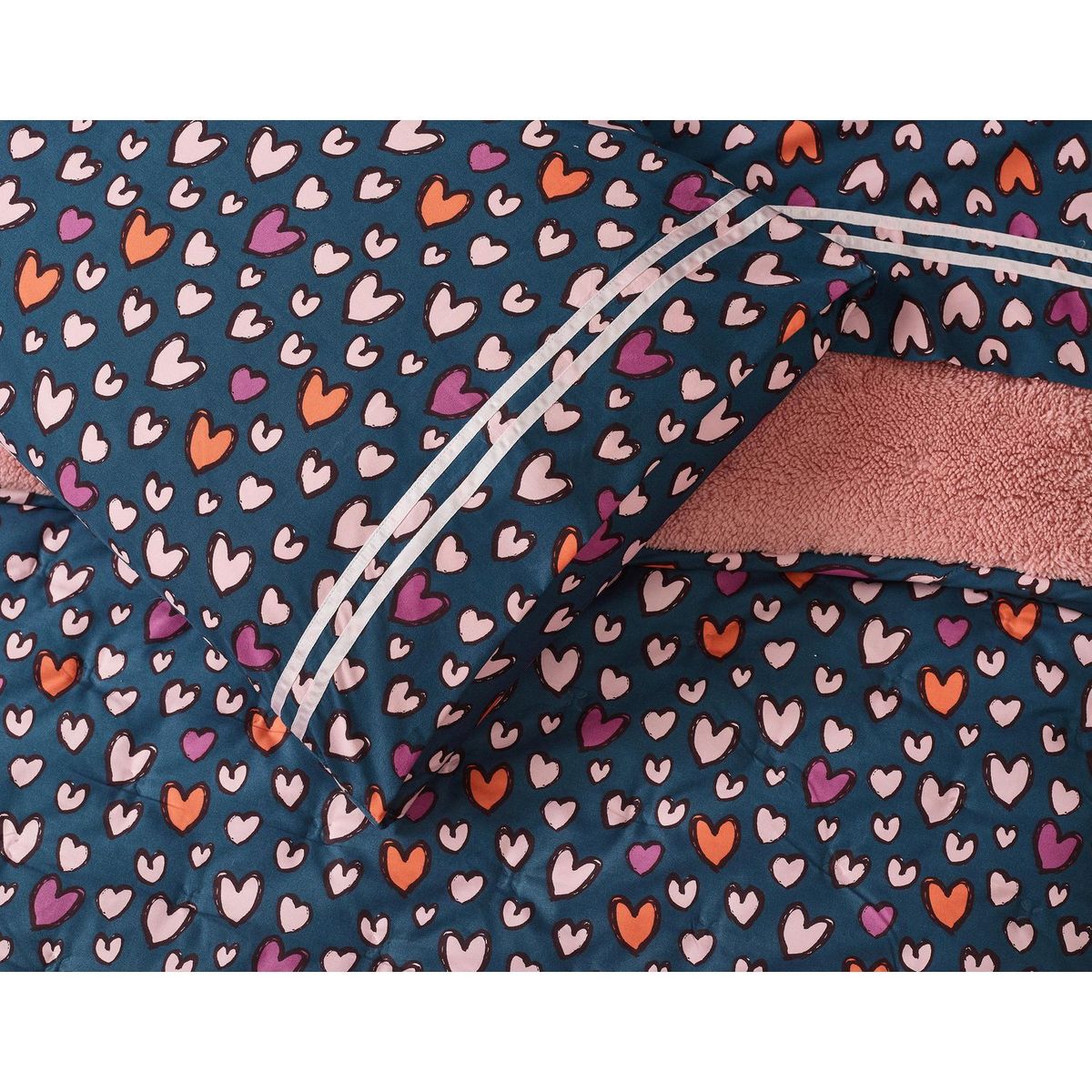 HOMY - Set Quilt + Sábana + Cojín Nina 1.5 Plazas