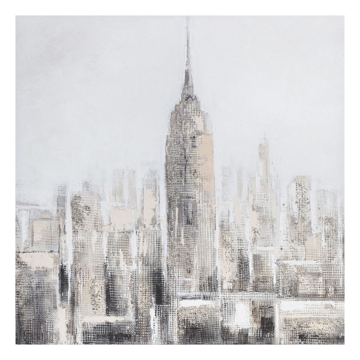 JUST HOME COLLECTION - Cuadro Canvas Cityhand 100X100 CM