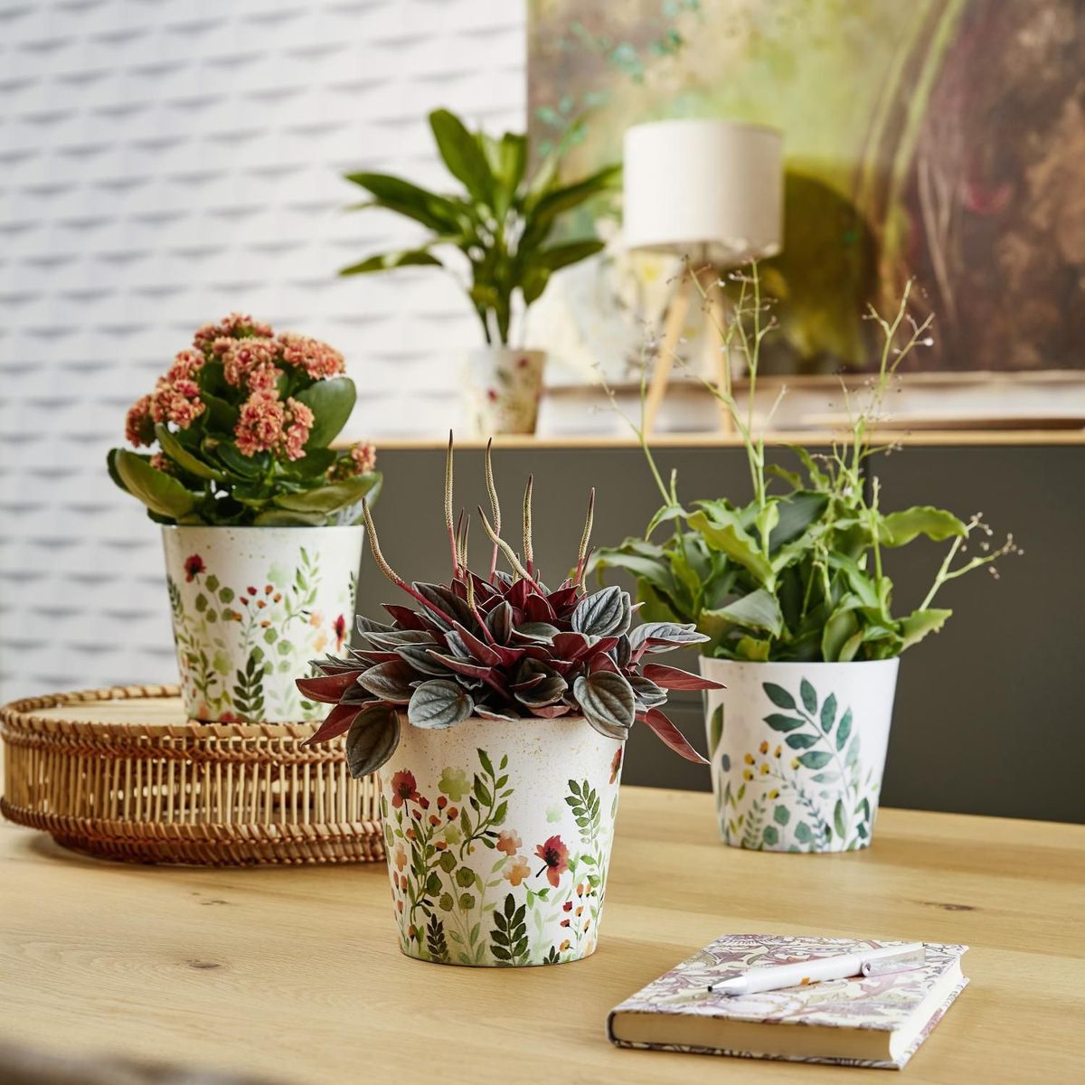 SK - Macetero Dallas Botica Hoja 14cm