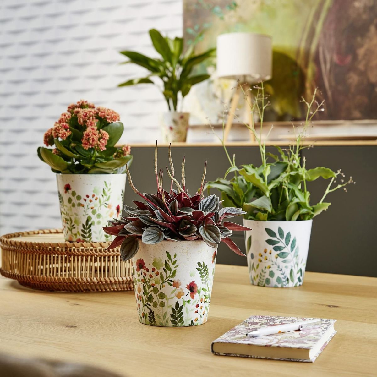 SK - Macetero Dallas Botica Flores 14cm