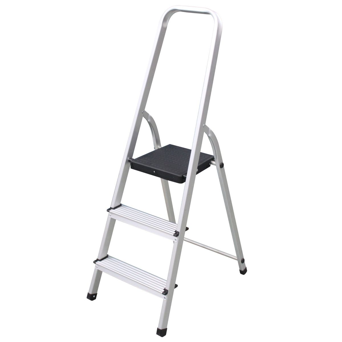 REDLINE - Escalera 3 Pasos Aluminio Plataforma