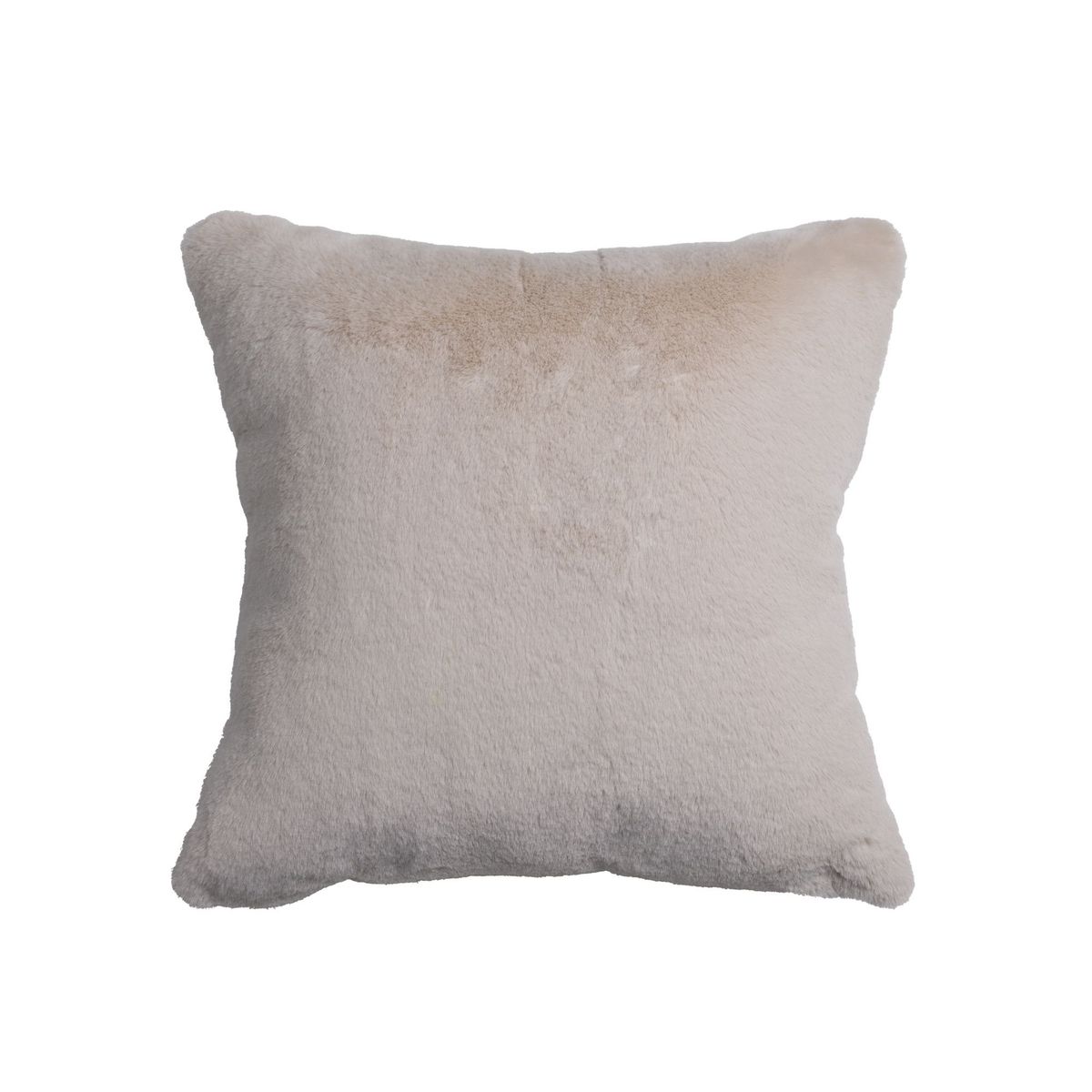 HOMY - Pack 2 Cojines Plush Fur Beige 45x45 cm