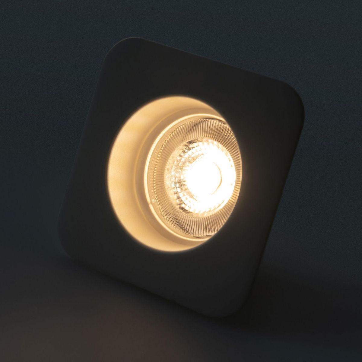 DAIRU - Pack x3 Spot LED Empotrado Cuadrado 5W Luz Fría