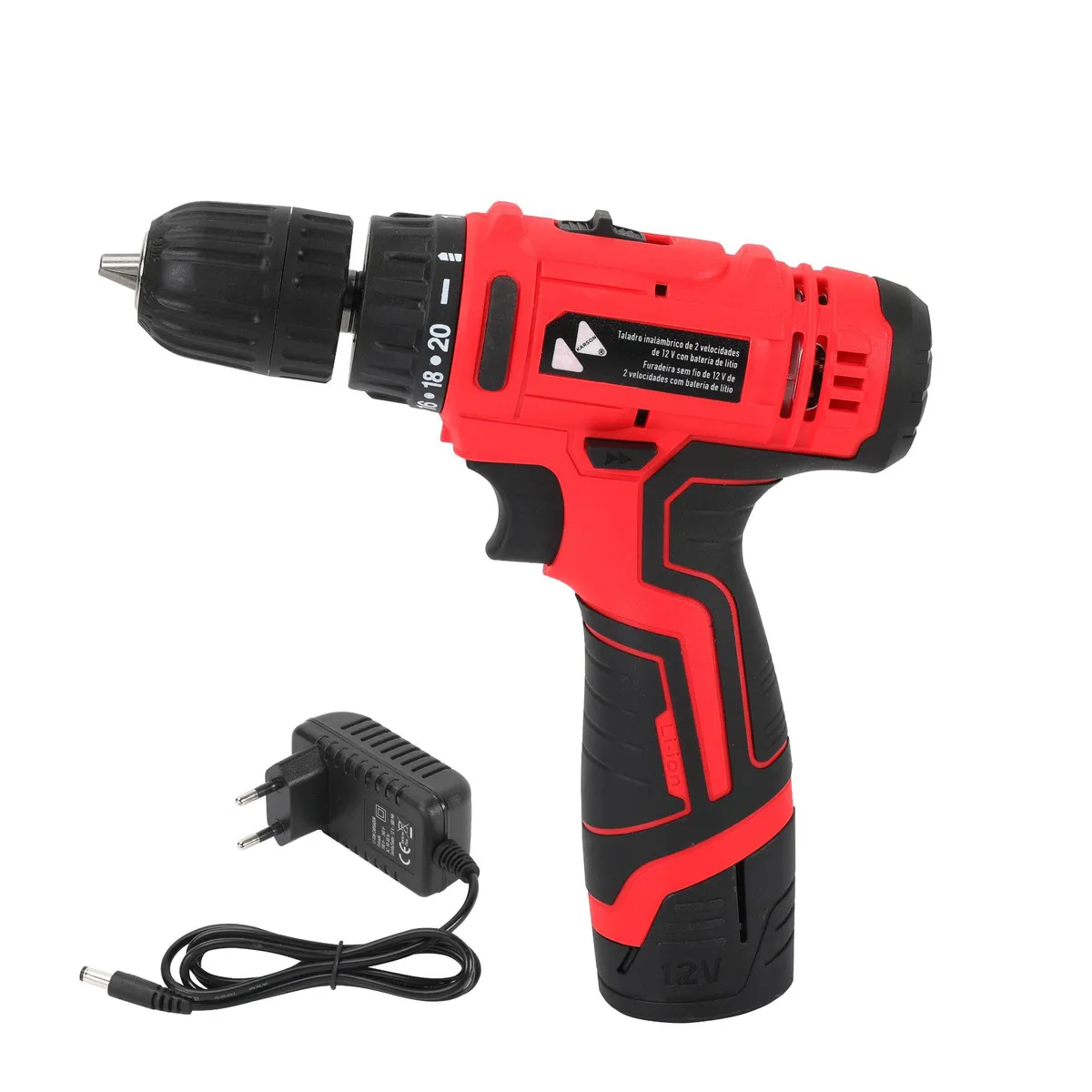 KARSON - Taladro Inalámbrico Karson 12V + Batería Litio + Cargador Karson