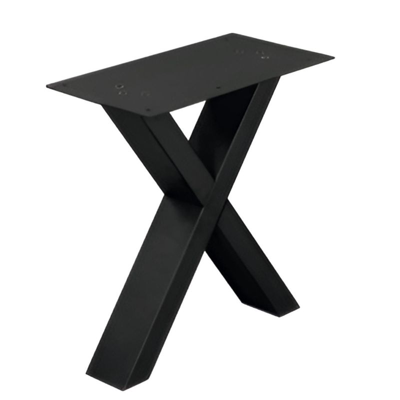 FIXSER - Kit de 2 Patas para Muebles s para Banqueta Acero 370X200X410mm