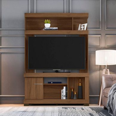 Sof Cama 3 Cuerpos Nick Gris + Centro de Entretenimiento Lara 55''