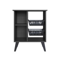 Mueble Verdulero 2 Niveles Grafito