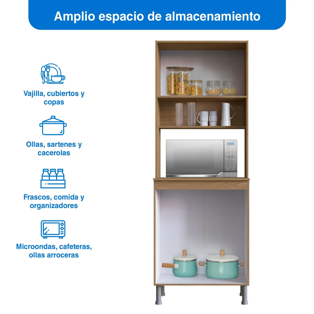 GENIALFLEX - Alacena Kenya MDP 62cm