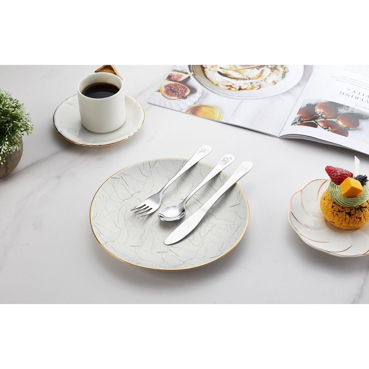 JUST HOME COLLECTION - Cubiertos Infantiles 3 Piezas