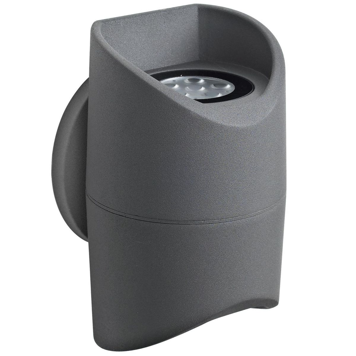 JUST HOME COLLECTION - Aplique LED Lira 12W Gris Oscuro