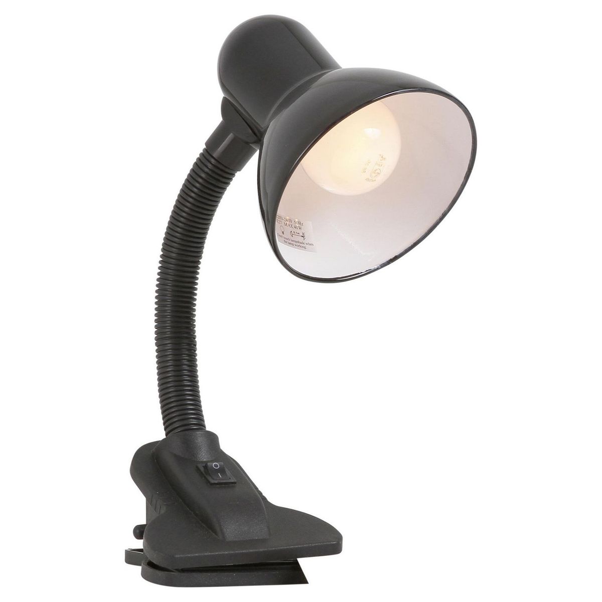 CASA BONITA - Lámpara de escritorio Piccola Negra