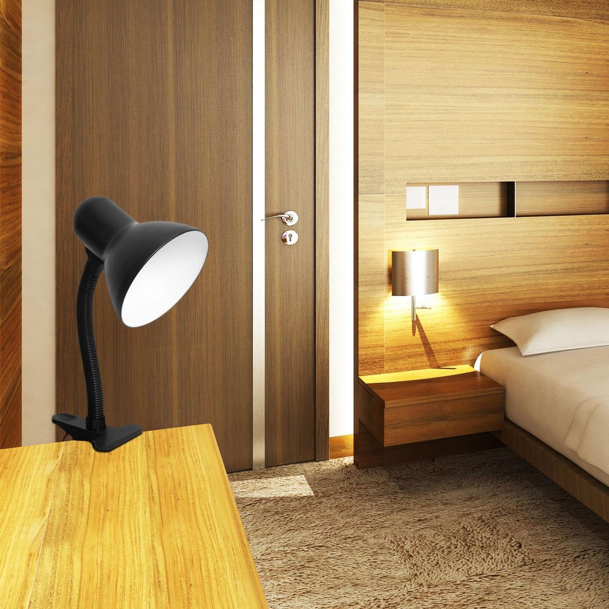 CASA BONITA - Lámpara de escritorio Piccola Negra