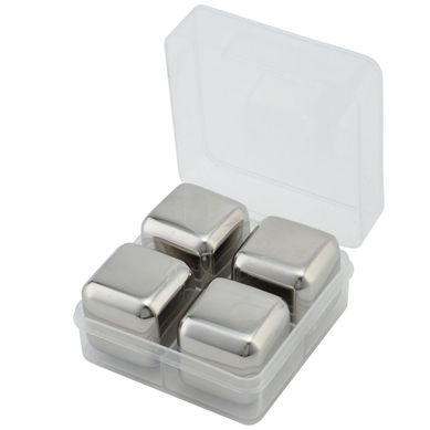 Juego Cubitos de Hielo Inoxidable 4 Piezas