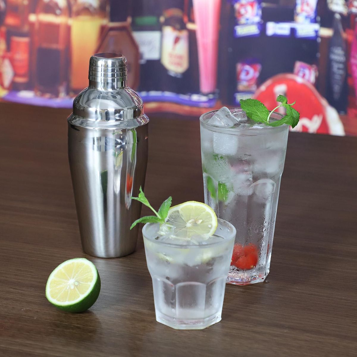 JUST HOME COLLECTION - Coctelera Inoxidable 550ml