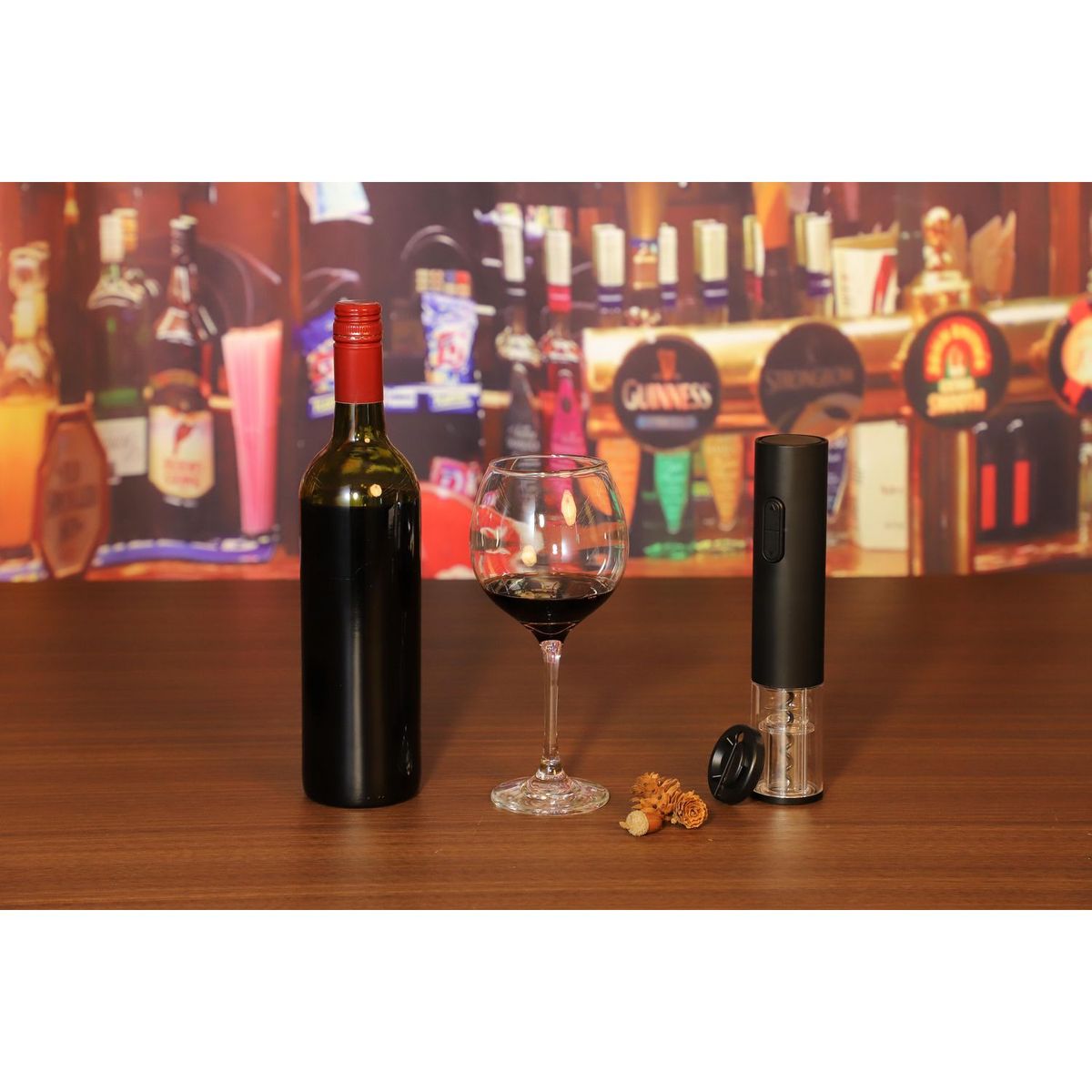 JUST HOME COLLECTION - Descorchador de Vino Eléctrico