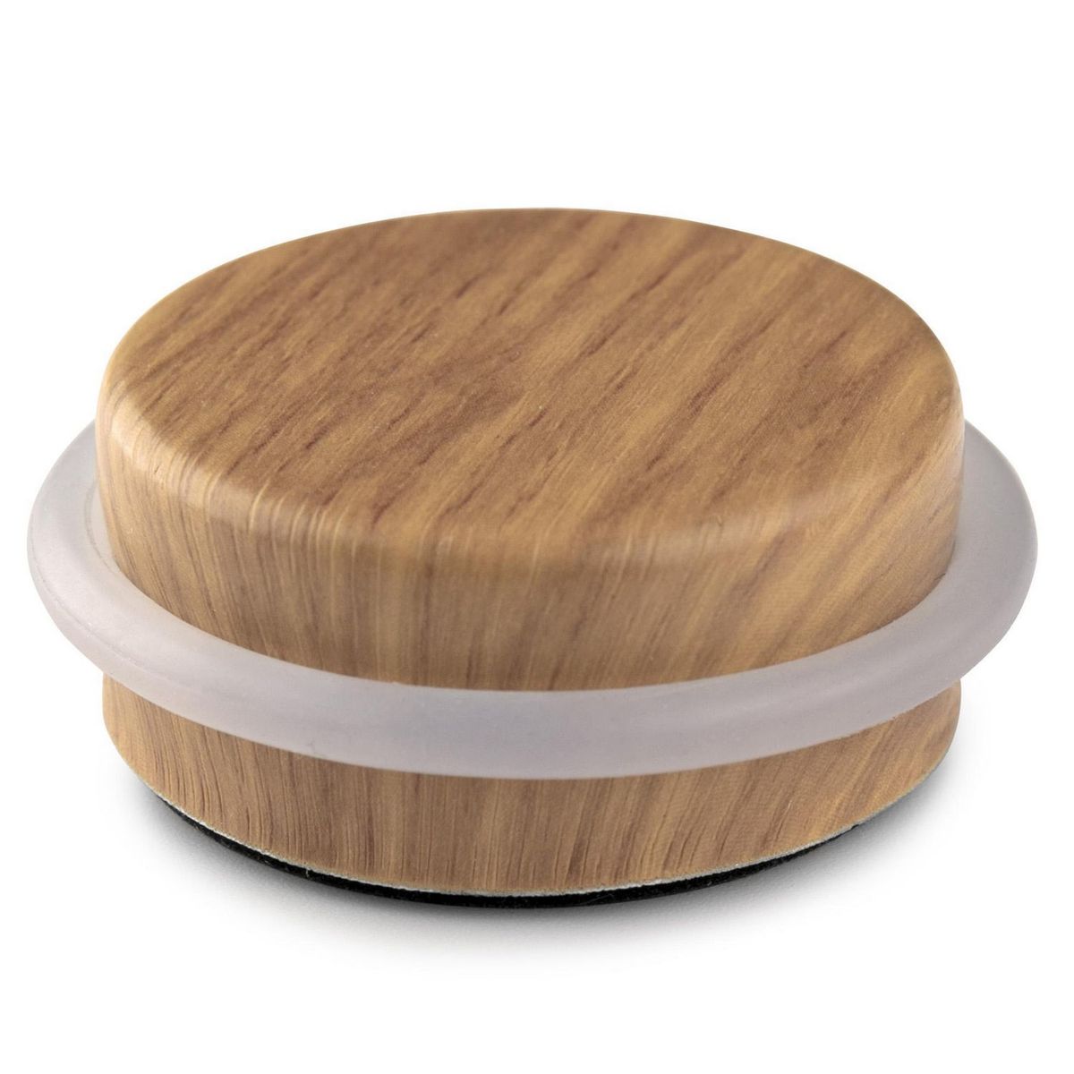 INOFIX - Tope Adhesivo de Plástico y Metal Roble