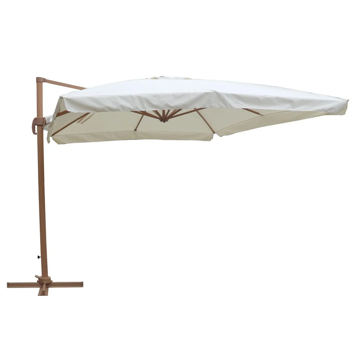 JUST HOME COLLECTION - Sombrilla para Terraza Crema 3x4m - No incluye base