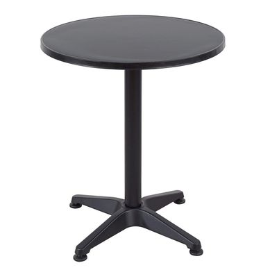 Mesa de Terraza Redonda Negra 60X60CM