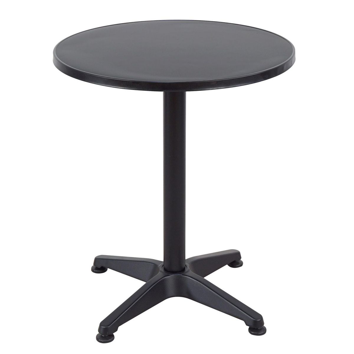 JUST HOME COLLECTION - Mesa de Terraza Redonda Negra 60X60CM