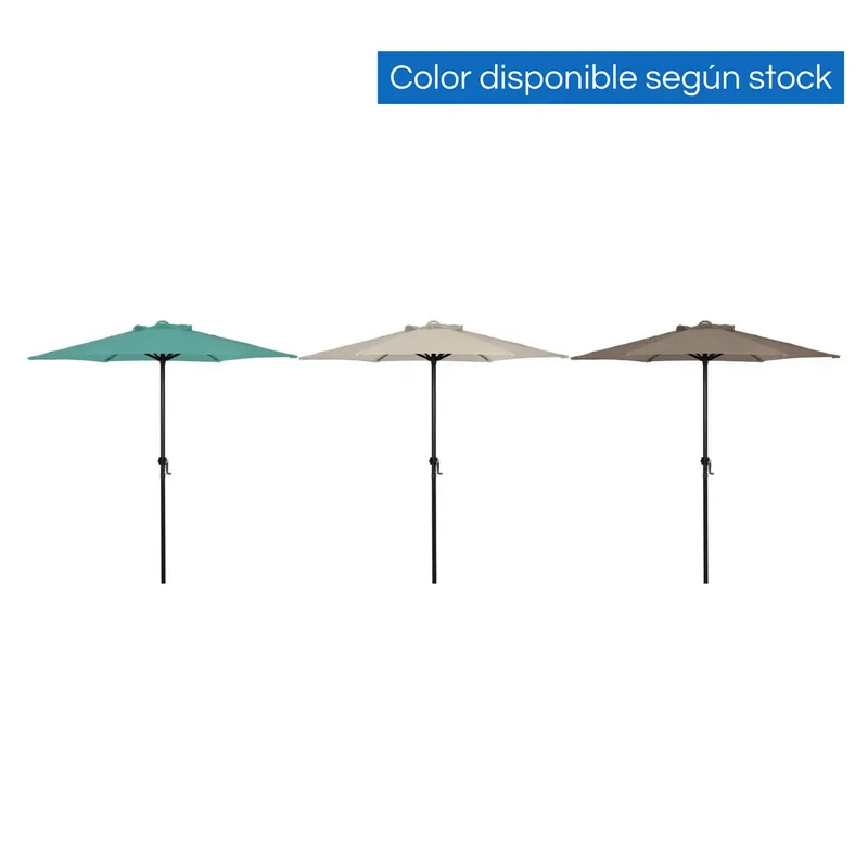 JUST HOME COLLECTION - Sombrilla para Terraza Colores Surtidos 2m- No incluye base