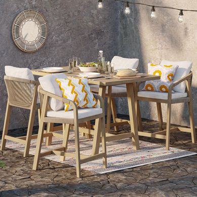 Juego de Bar Lucca Madera Natural