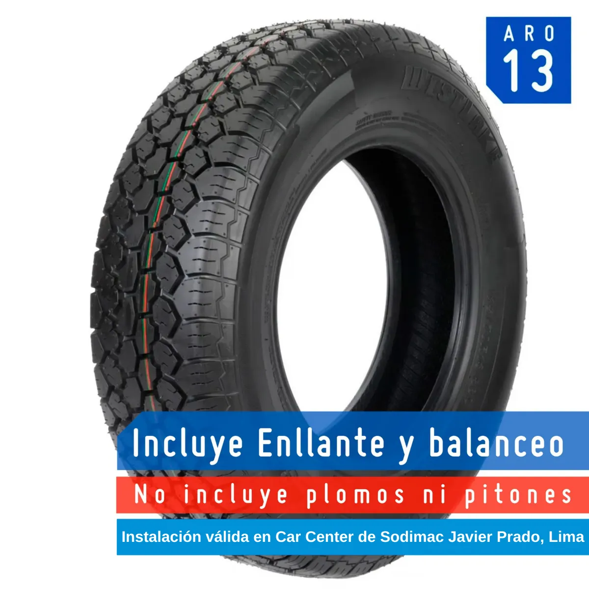 KARSON - Llanta Westlake 185 70R13PR