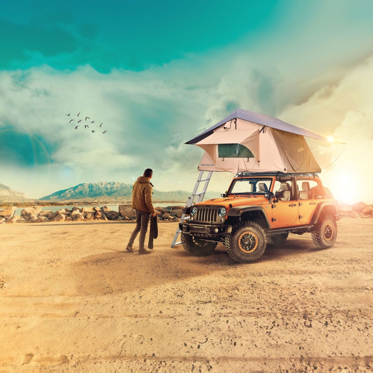 KLIMBER - Carpa Glamping Para Auto 2 Personas 140X130X240 Cm