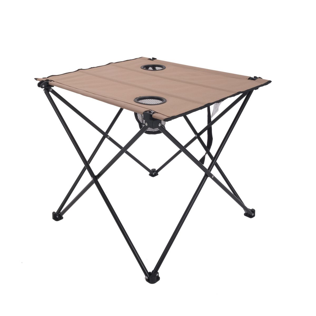 KLIMBER - Mesa de Camping Portatil 53x61x51 Beige