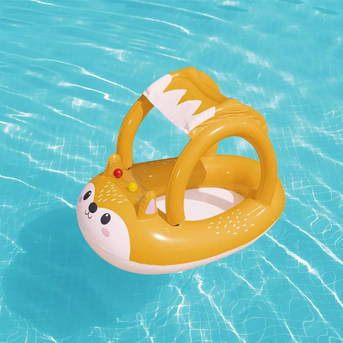 BESTWAY - Flotador para niños para Bebé de Zorro 94x66cm