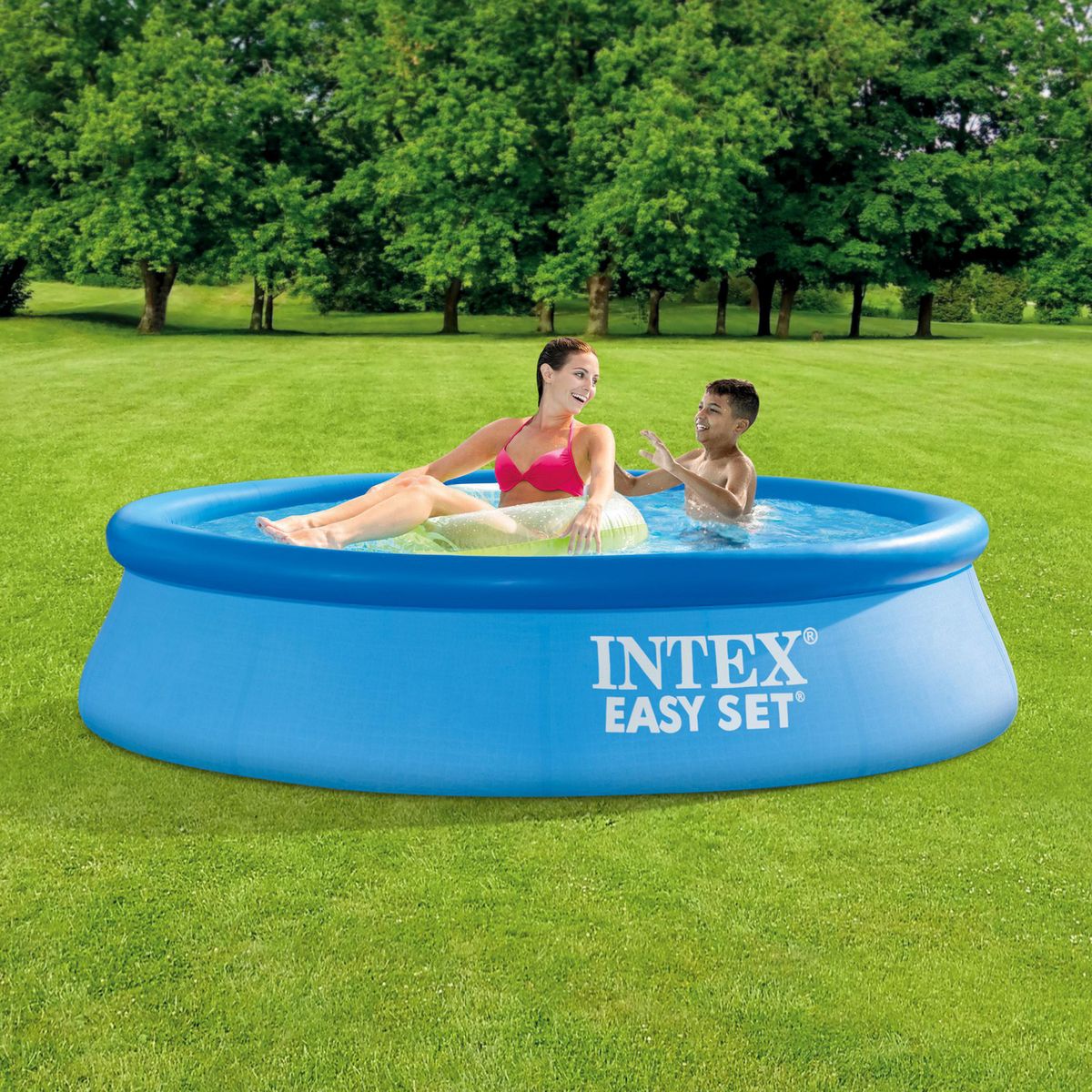 INTEX - Piscina Inflable Redonda Easy Set Intex 244x61cm