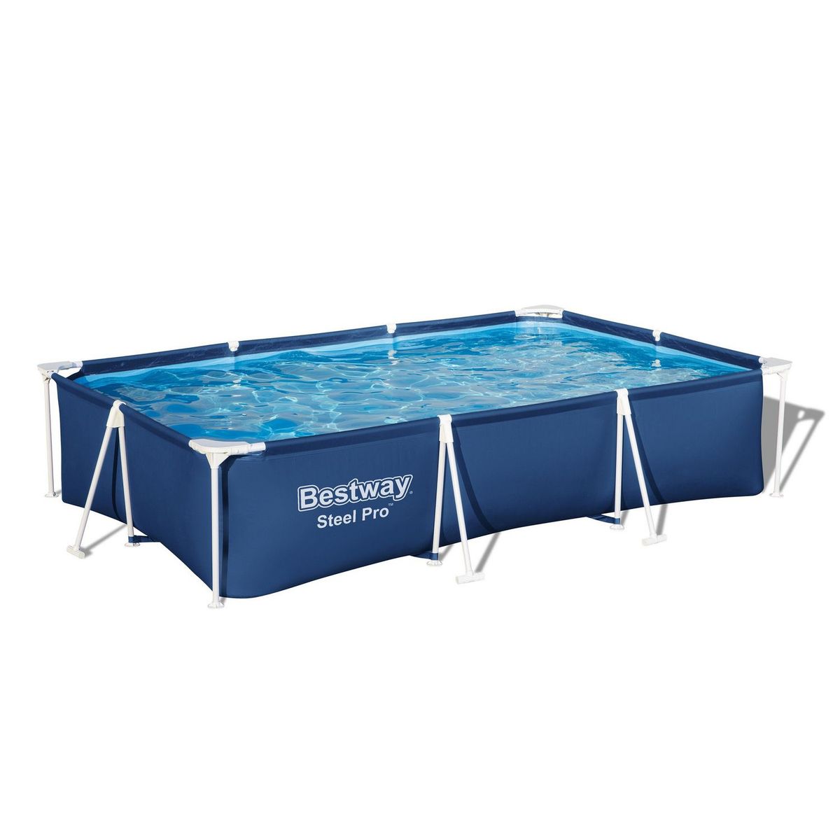 BESTWAY - Piscina Estructural Rectangular con Bomba 300x201x66cm