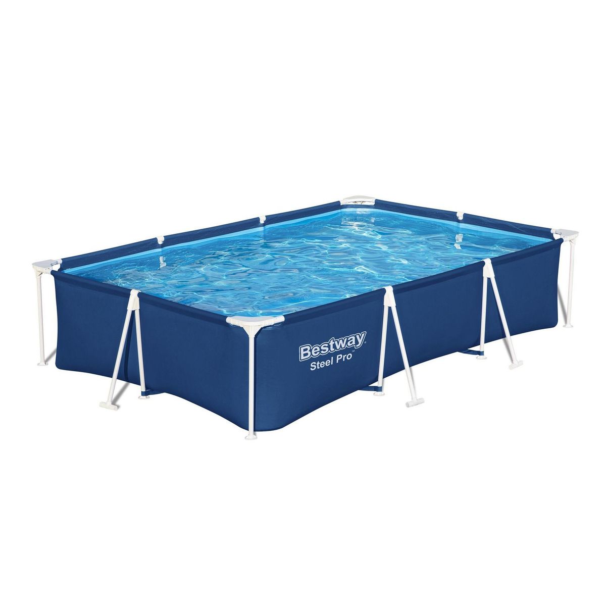 BESTWAY - Piscina Estructural Rectangular con Bomba 300x201x66cm