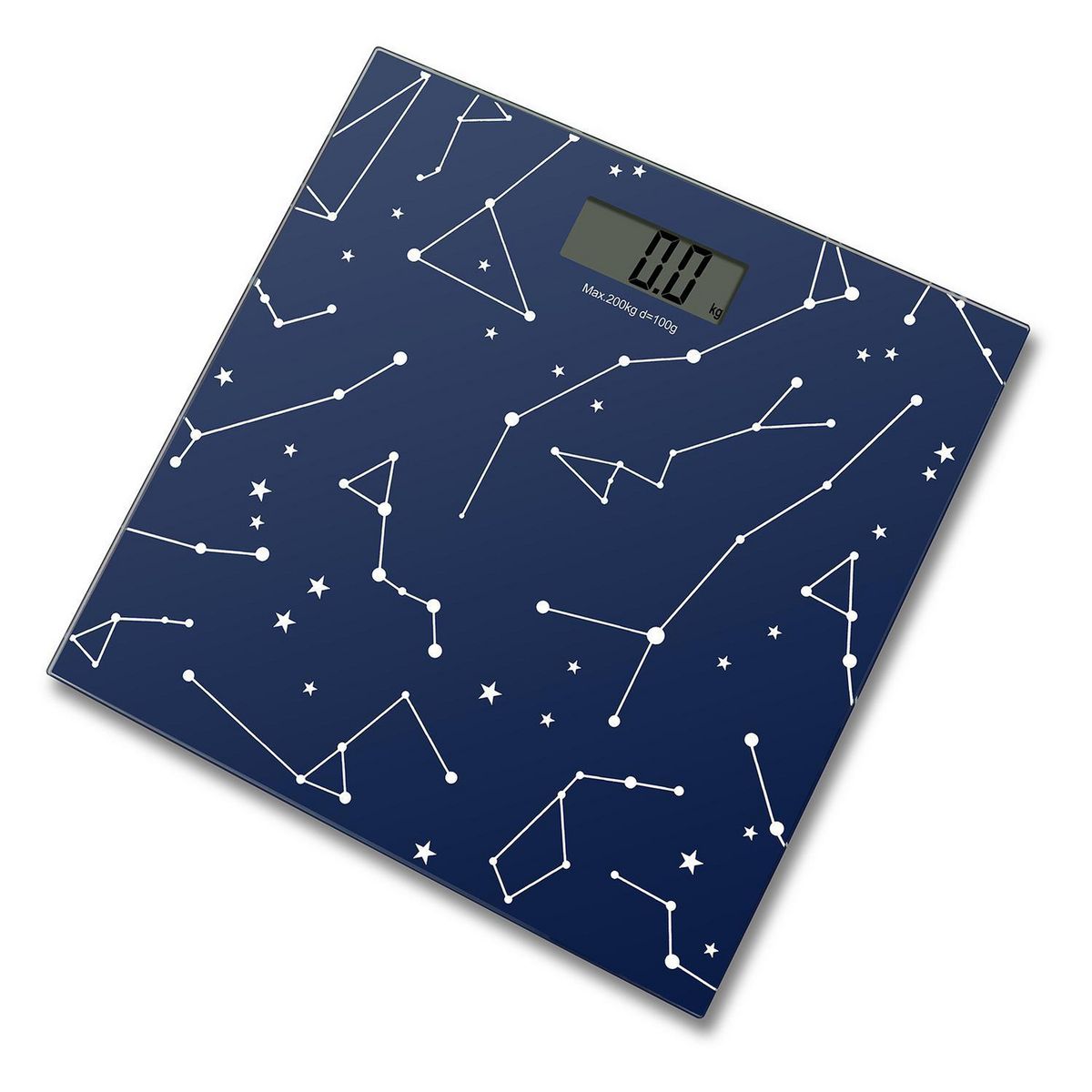 CASA BONITA - Balanza Digital Para Baño Diseño Astro Azul