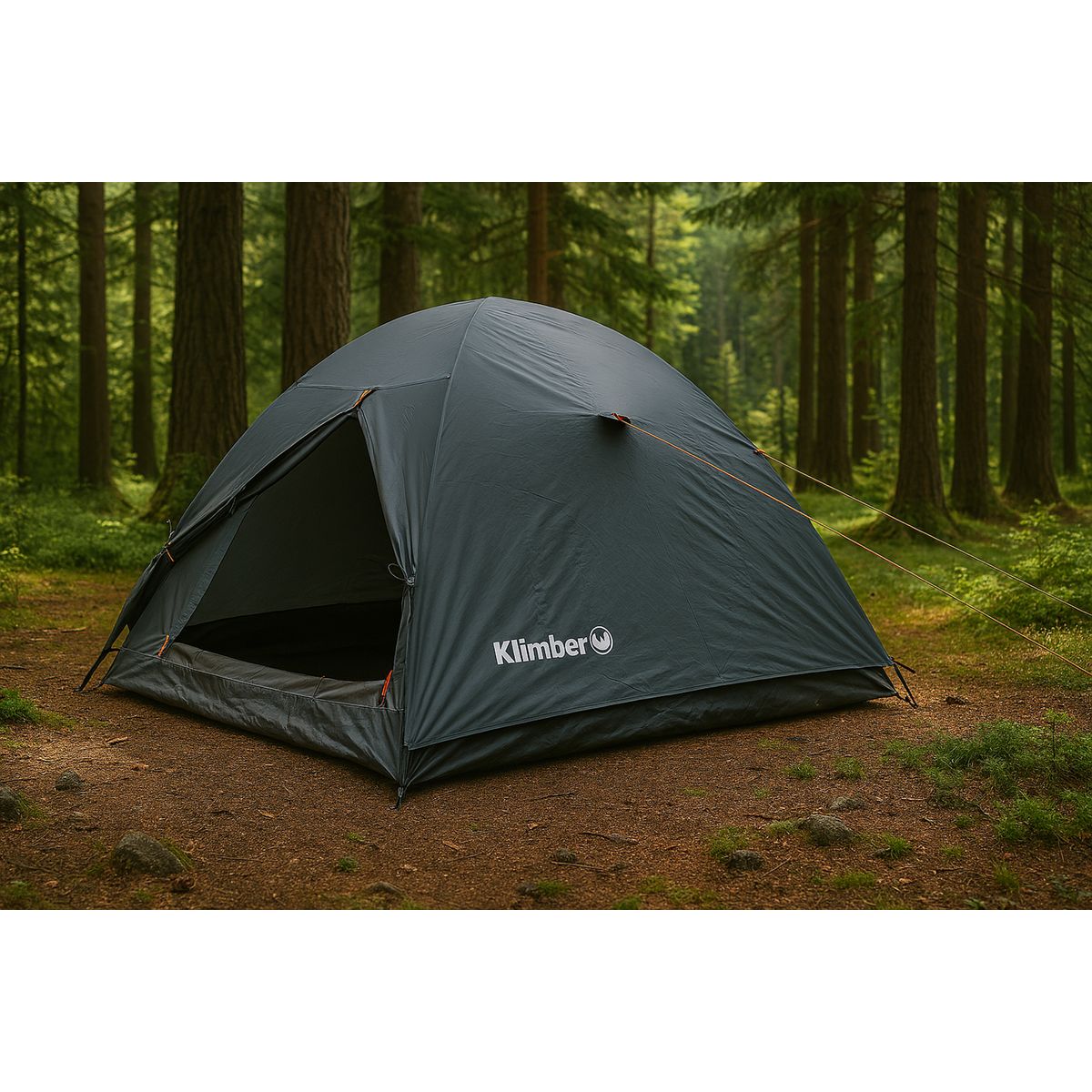 KLIMBER - Carpa Para 2 Personas Modelo Iglú Color Gris