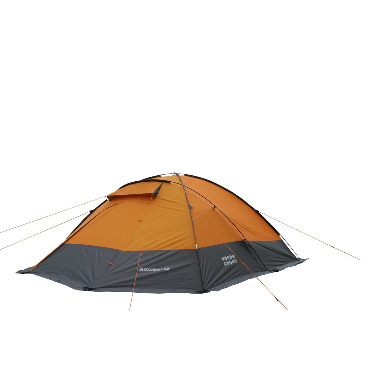 KLIMBER - Carpa Rupanco Para 8 Personas Naranja/Gris