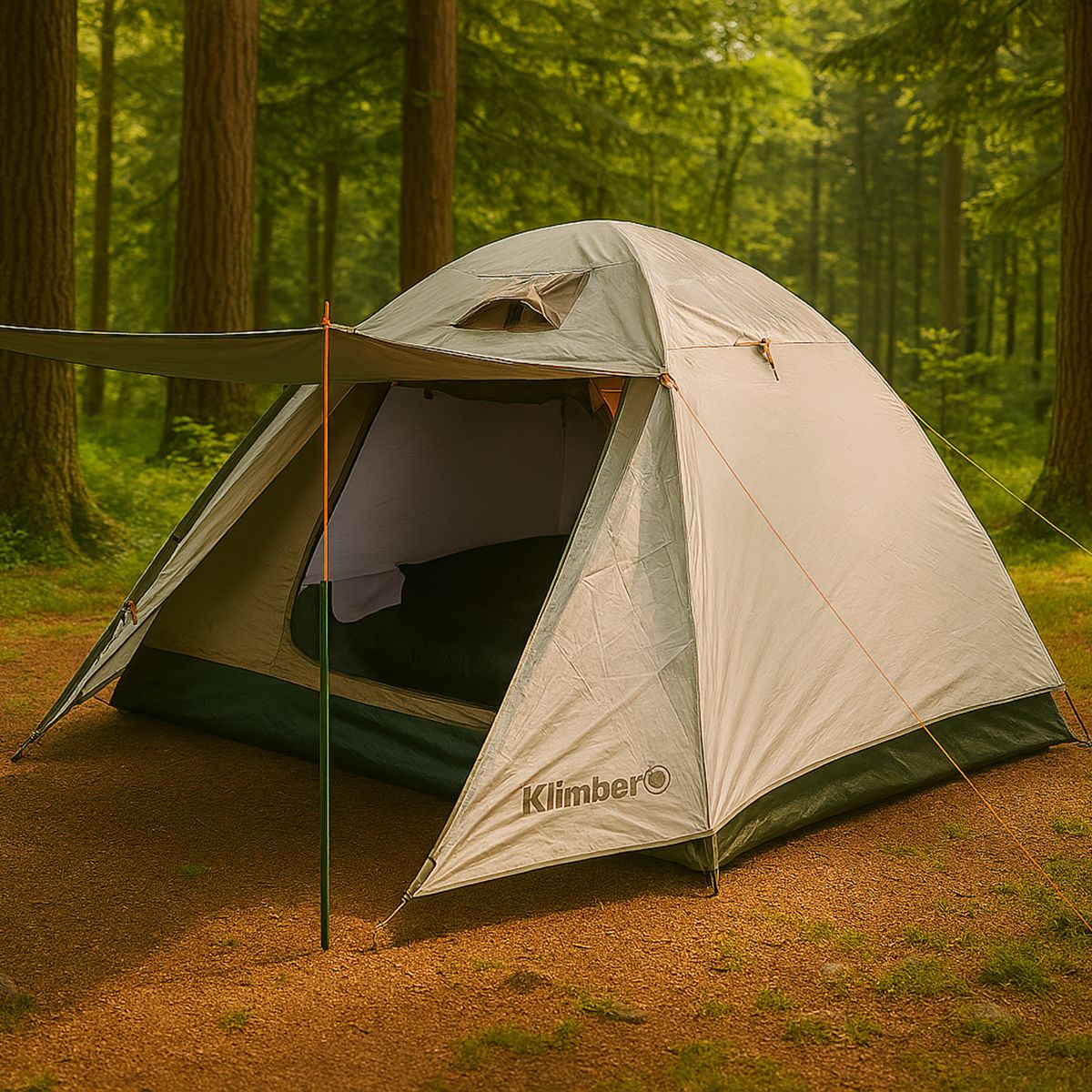 KLIMBER - Carpa Para 5 Personas Modelo Iglú Adventure Color Plata