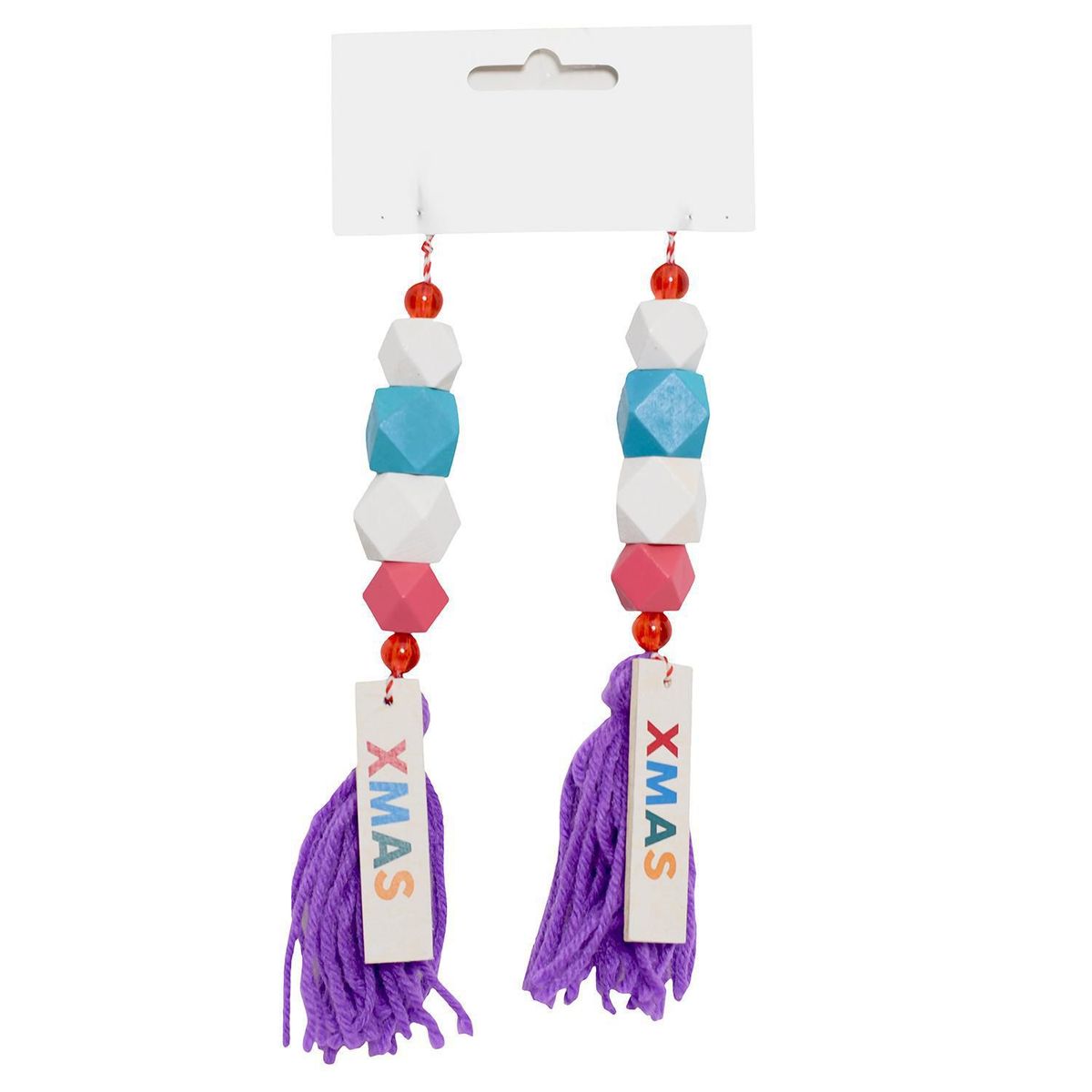 DEAR SANTA - Adorno Borla Navideña 2 Unidades 18 cm